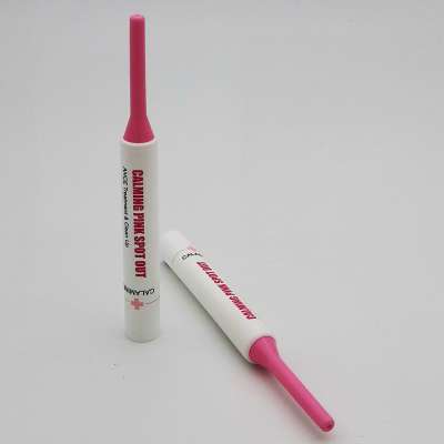 pink Pen type OEM cosmetic eye cream tube packaging 10ml