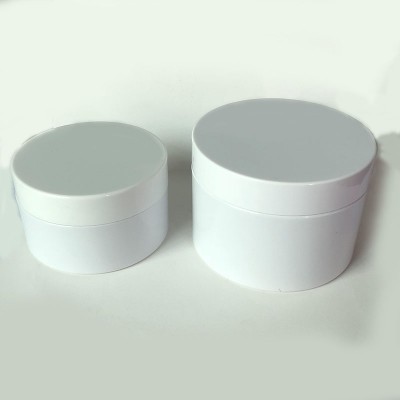 Wholesale empty 2oz plastic cream jar white 10g 20g PETG Cosmetic Containers